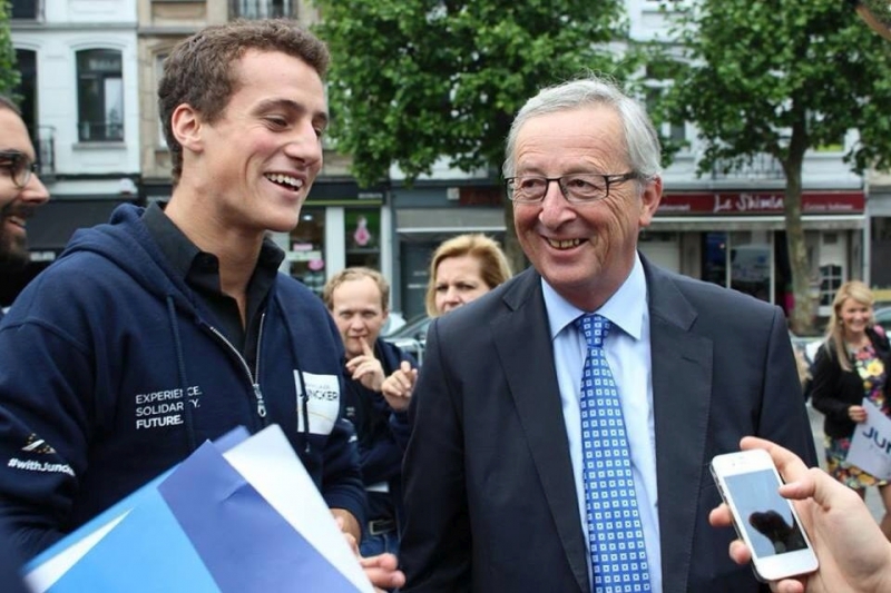  Pascal Dick mit Jean-Claude Juncker