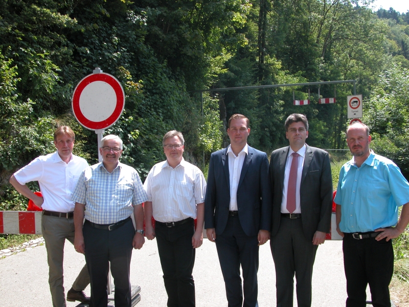 von links: Rainer Fritz, Helmut Kaiser, Carsten Quednow, Felix Schreiner, Dr. Martin Kistler und Stefan Kaiser.