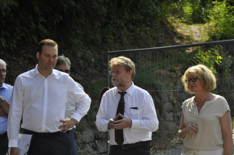 Bild (v.l.): Felix Schreiner, Prof. Dr. Uwe Lahl, Sabine Hartmann-Müller.