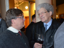 Landrat a.D. Dr. Bernhard Wütz mit dem Görwihler Bürgermeister Carsten Quednow