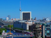 Blick von der Dachterrasse des Reichstags