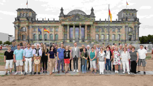 Felix Schreiner empfängt Gäste aus dem Wahlkreis in Berlin